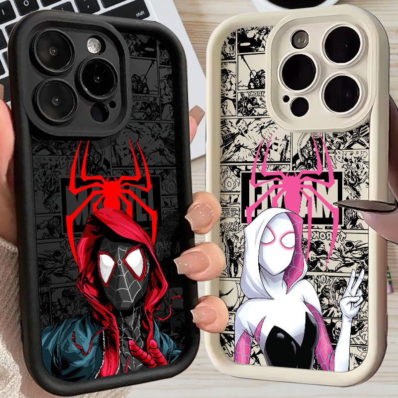 Phone Cases Popular - Spiderman Miles Morales Gwen Marvel Comics
