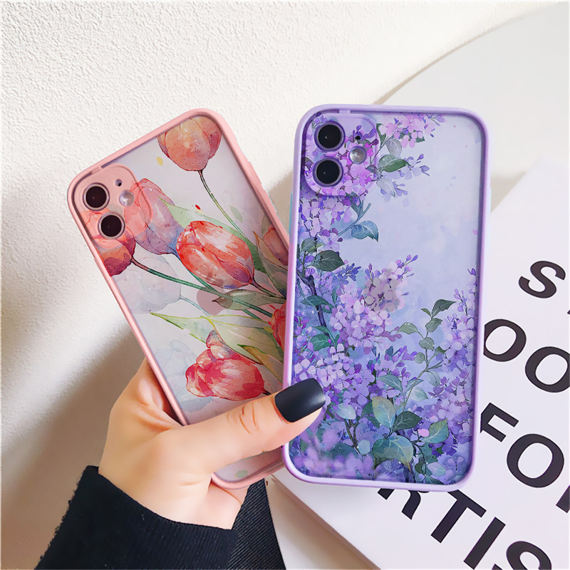 Buy Phone Cases - Vintage Leaves Flower Phone Case For