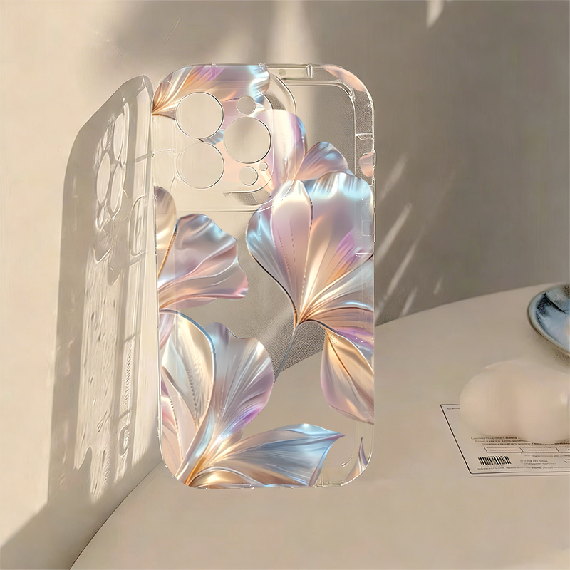 Phone Cases Xiaomi Redmi 12 - Colorful Metallic Ginkgo Print Phone Case
