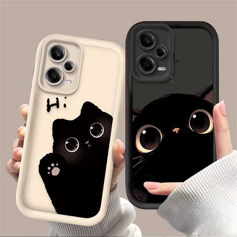 Phone Cases Xiaomi Redmi 12 - Lovely Big Eyed Cat Phone Case