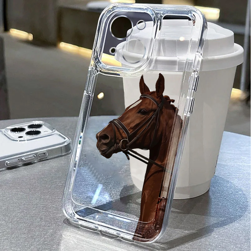 Phone Cases Xr - Animal Horse Soft Phone Cover Case