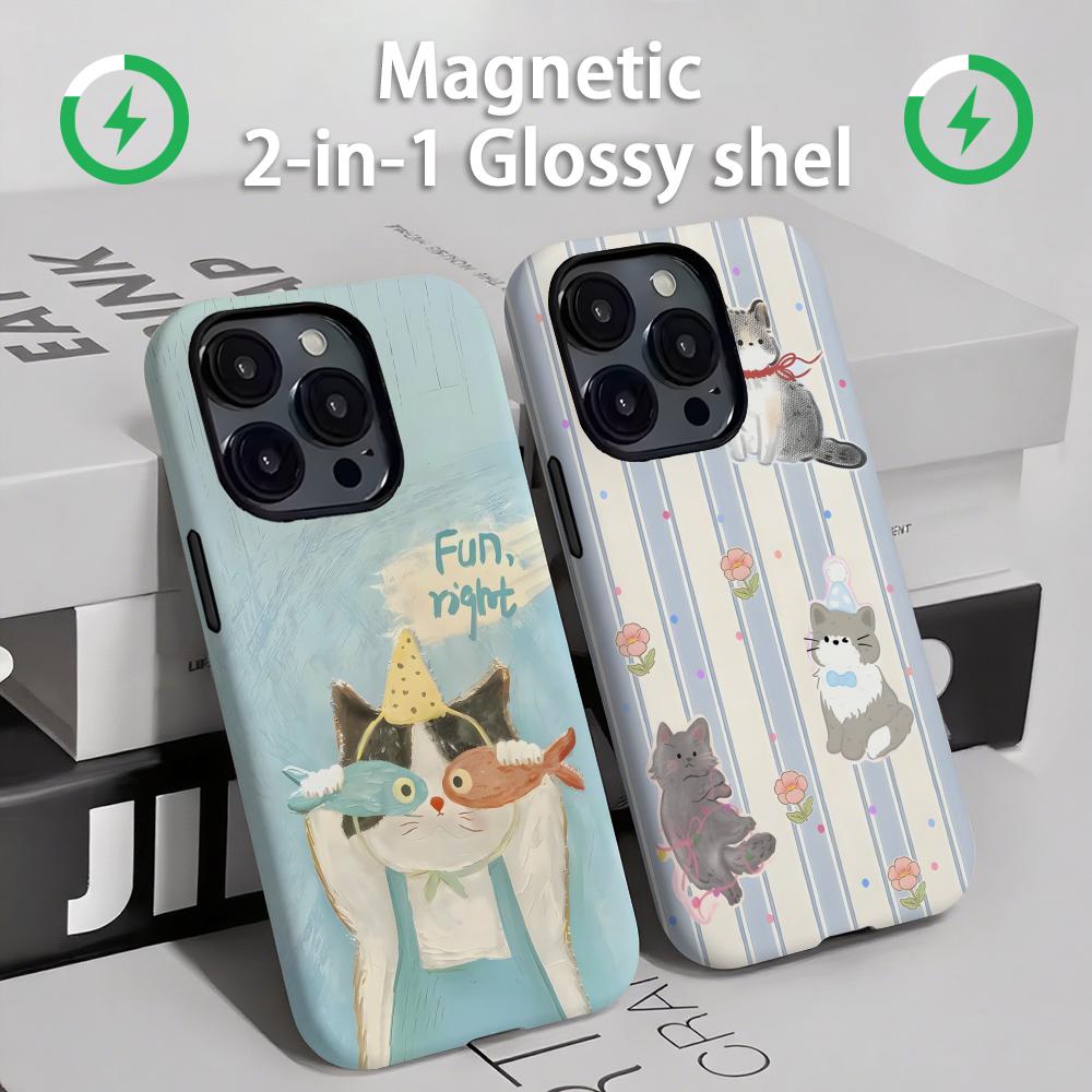 Phone Cases Popular - Cute cats and dogs Phone Case