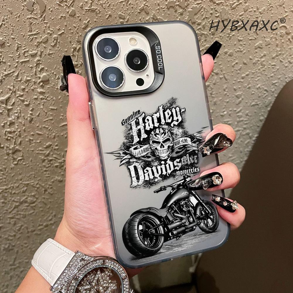 Phone Cases Designer - HYBXAXC Gothic H-harley Skull Motorcycle Design