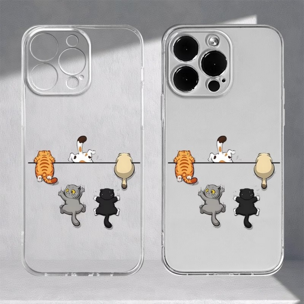 Phone Cases Popular - Five Cute Cat Pattern Phone Case