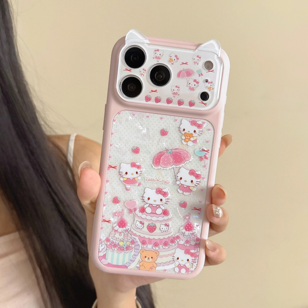 Phone Cases Expensive - Luxury Cute Ruijian Strawberry Cake Pink