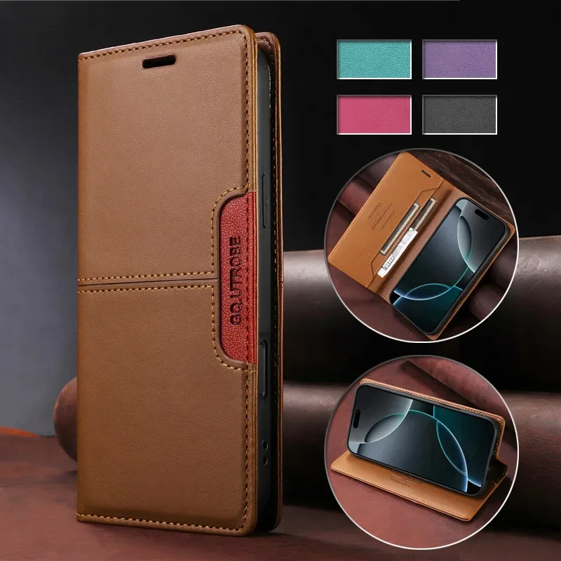 Buy Phone Cases - Anti-theft Leather Case Flip Cover For