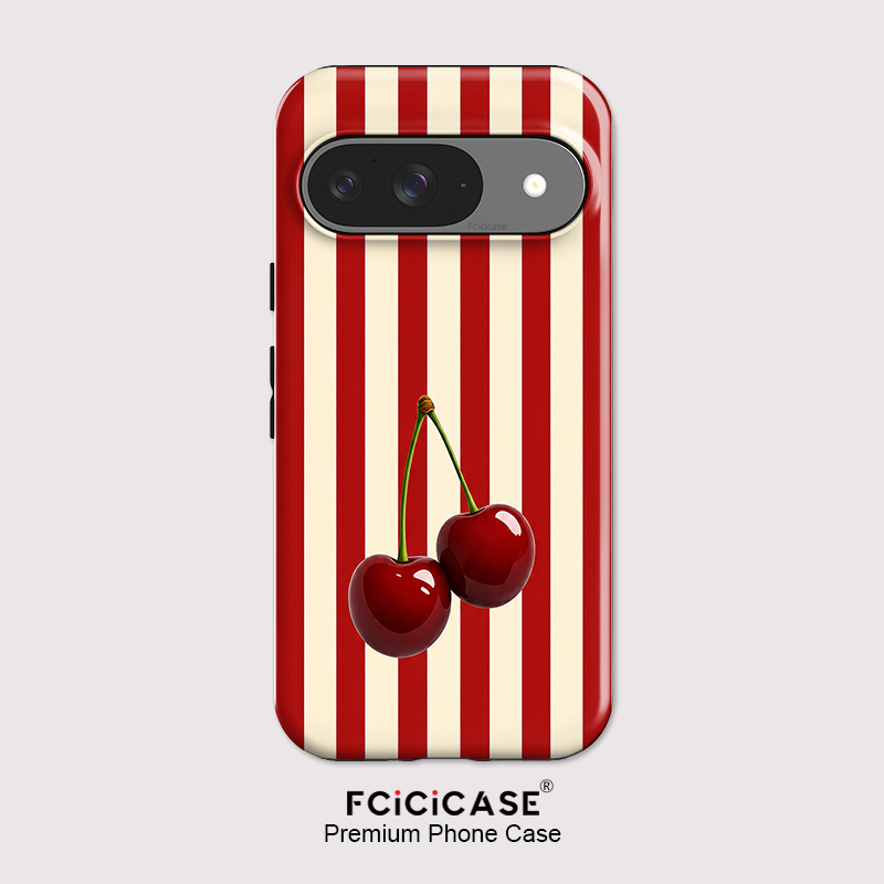 Phone Cases Cherry - Fcicicase Cherry Stripe Pattern Phone Case