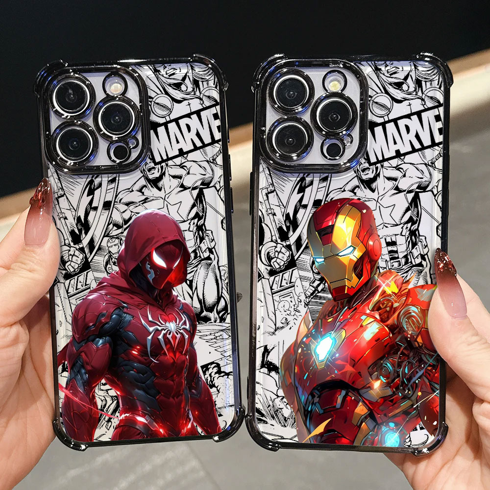 Phone Cases Luxury - Iron Spider Man Captain America Luxury
