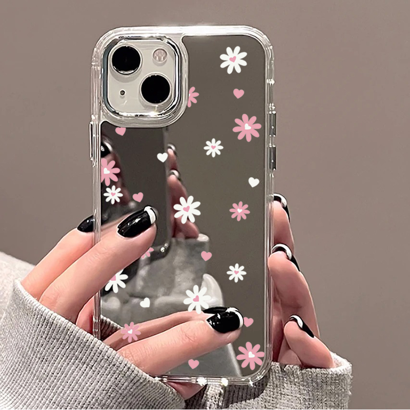 Phone Cases Cherry - Mirror Case with Floral Tulip Cherry