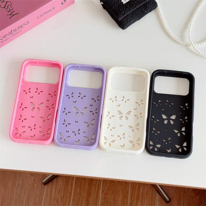 Luxury Solid Colors Hollow Out - Phone Cases Expensive recension och pris