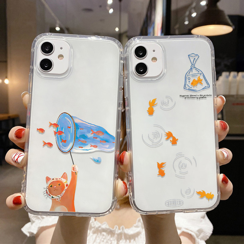 Lovely Fishes Clear Phone Case - Phone Cases Xr recension och pris