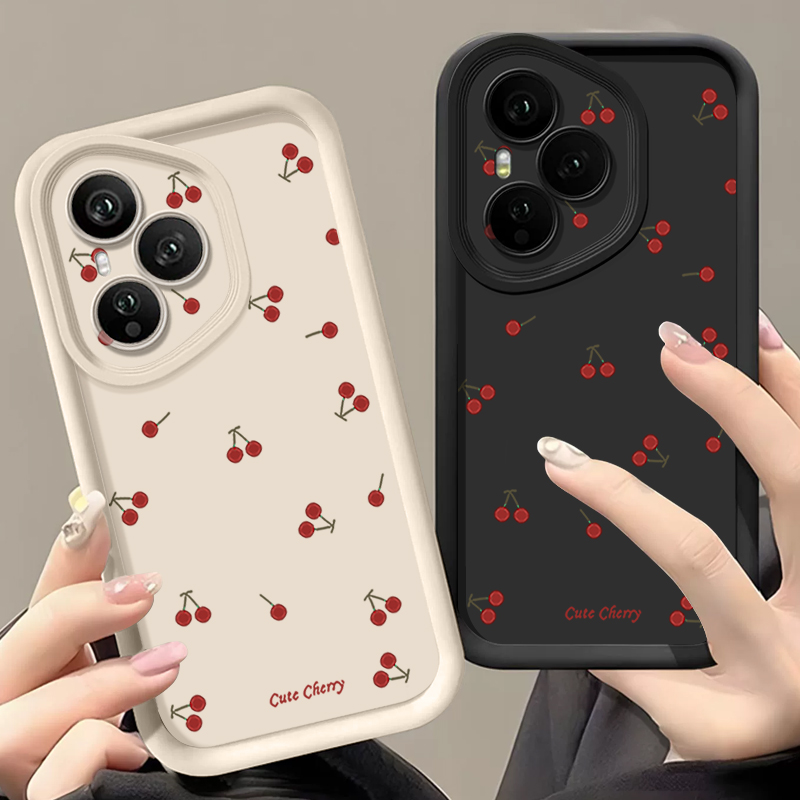 Mini Red Cherry Printed Soft T - Phone Cases Cherry recension och pris