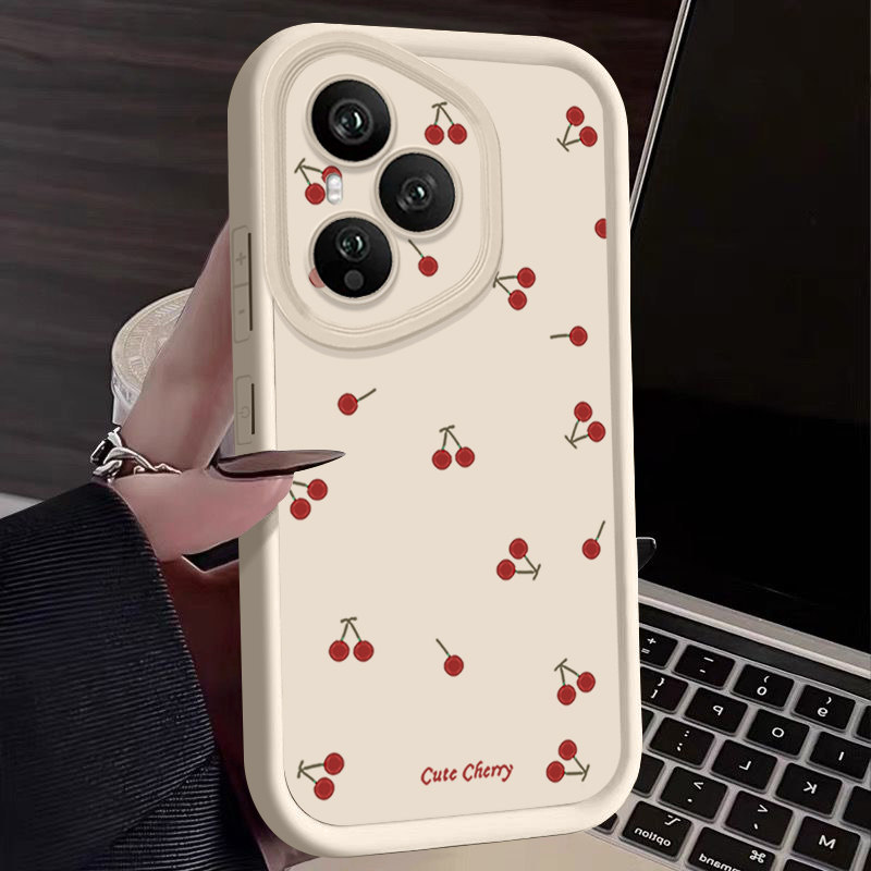 Mini Red Cherry Printed Soft T - Phone Cases Cherry recension och pris