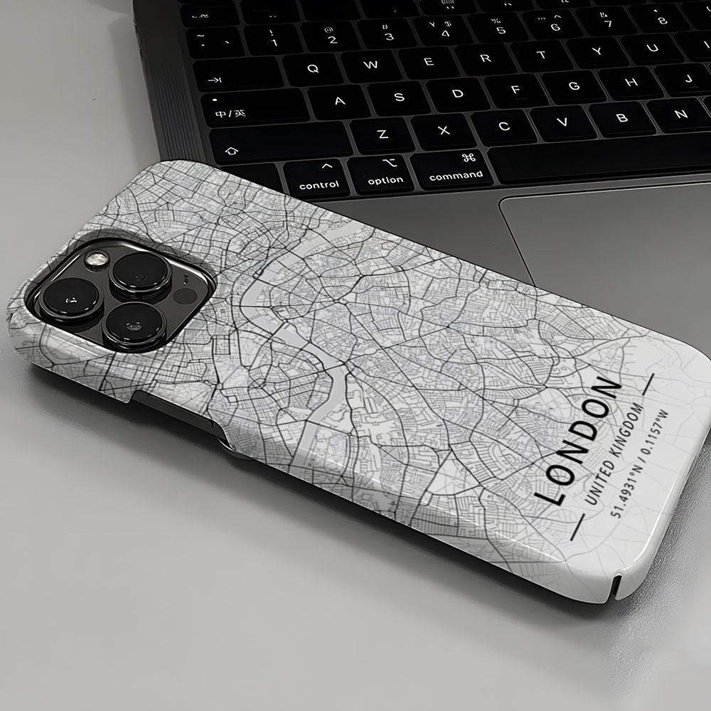 Paris Country Sketch City Map  - Phone Cases Rubber recension och pris