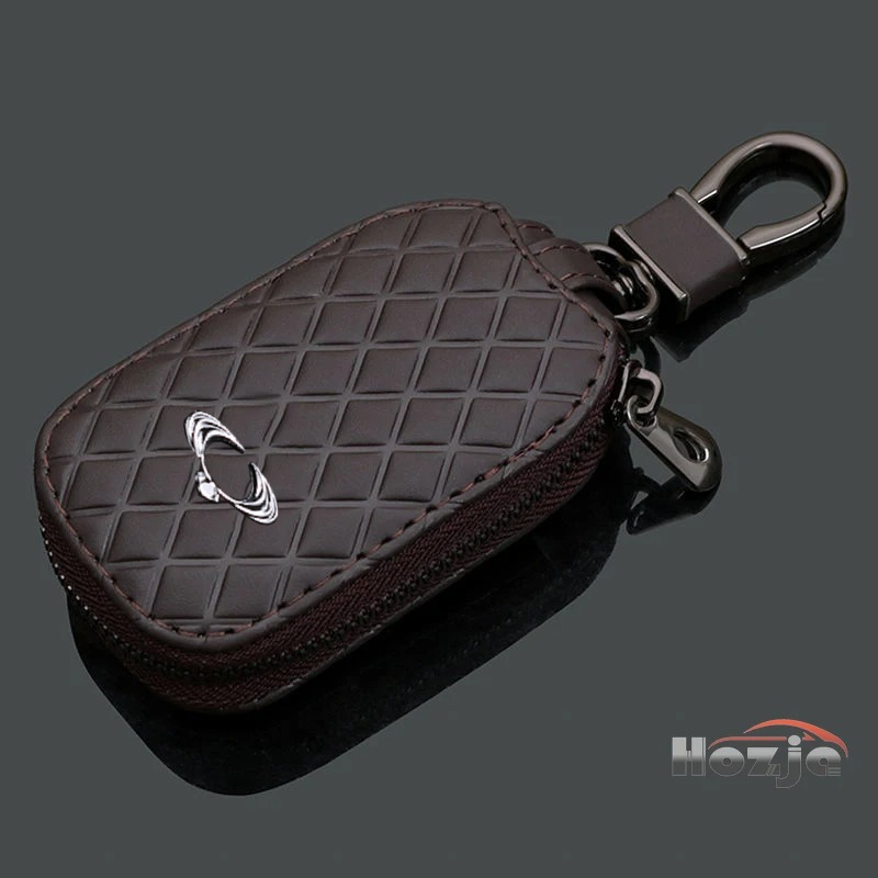 Car Leather Zipper Key Case fo - Phone Cases Melbourne recension och pris