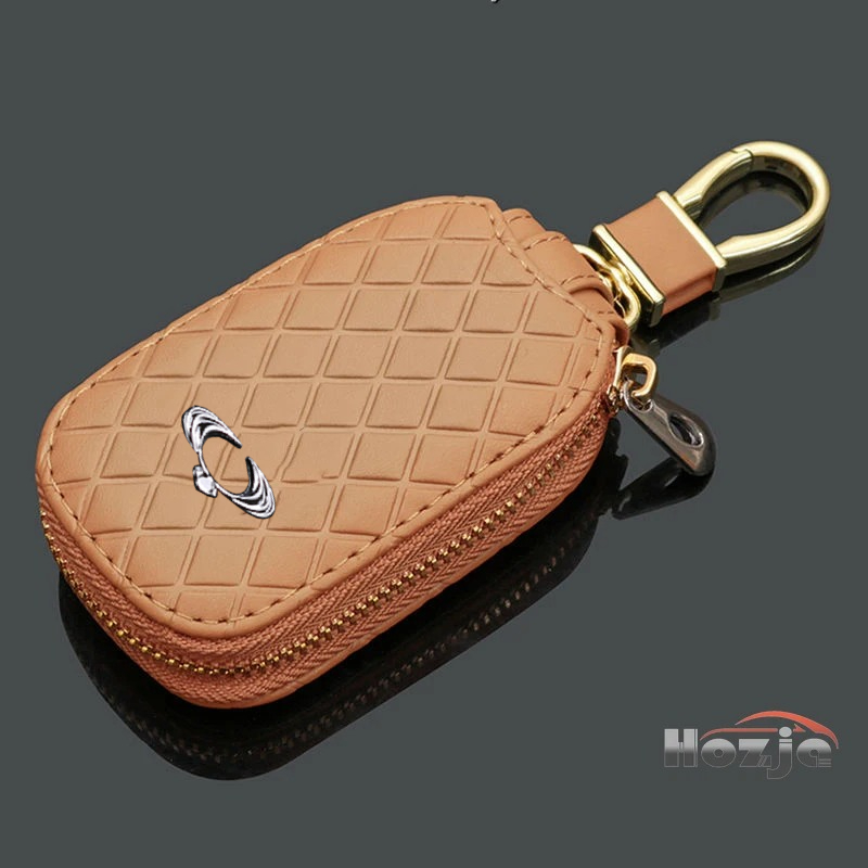 Car Leather Zipper Key Case fo - Phone Cases Melbourne recension och pris