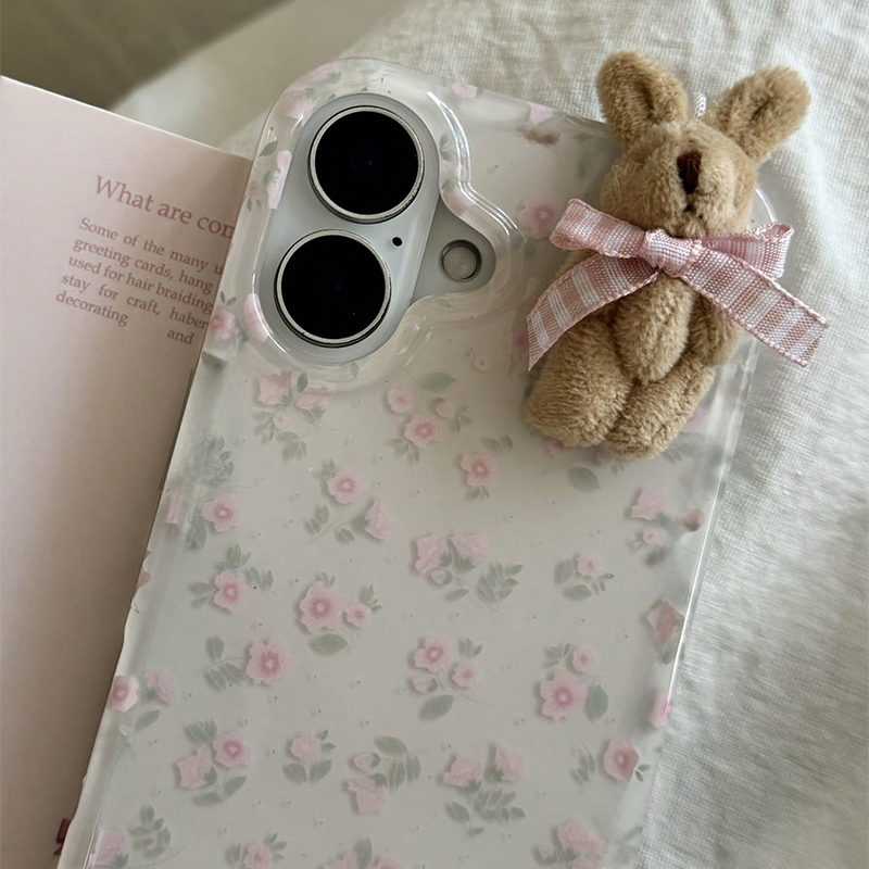 3D Lattice Bow Brown Rabbit Fl - Phone Cases Pinterest recension och pris