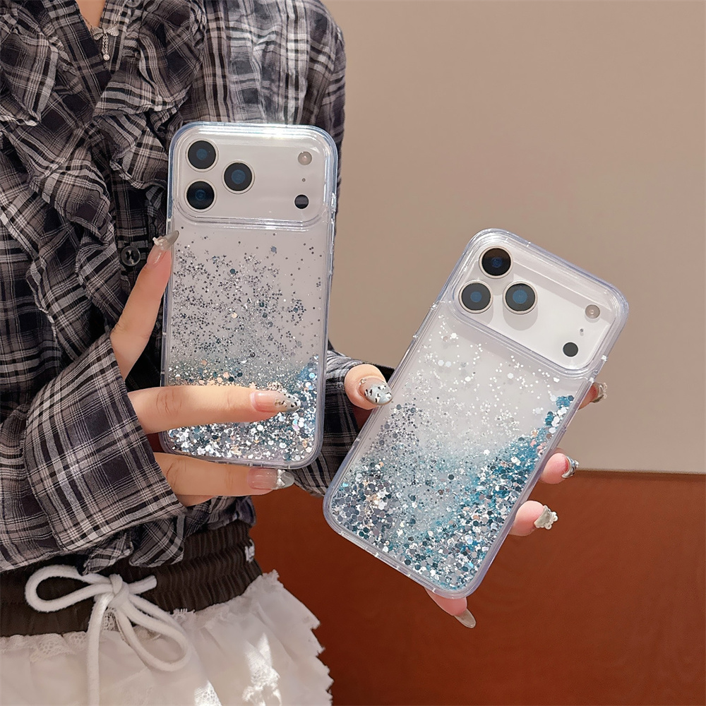 Bling Quicksand Case Cover for - Silicone Liquid Case recension och pris