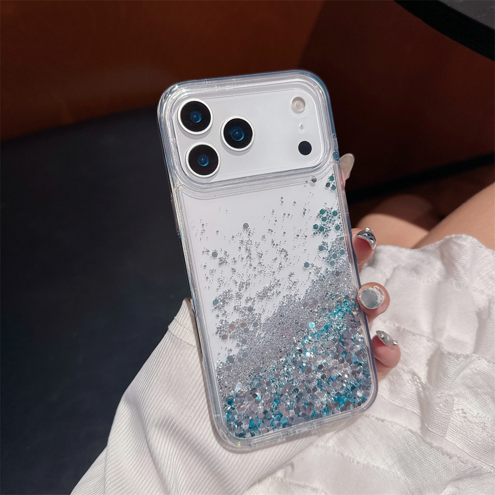 Bling Quicksand Case Cover for - Silicone Liquid Case recension och pris