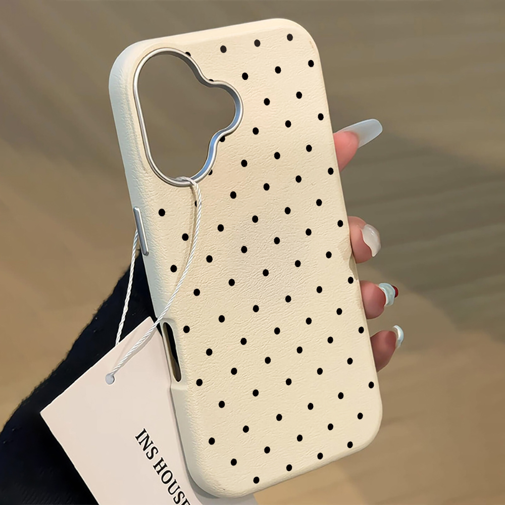 Korean INS Cute Polka Dot Phon - Phone Cases Luxury recension och pris