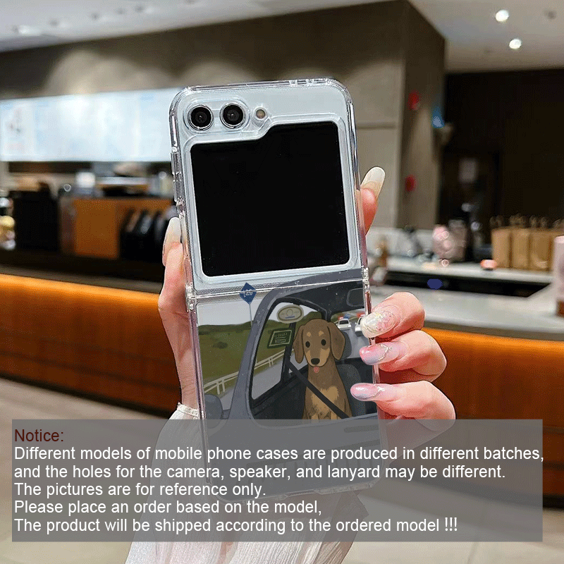 Funny Cartoon Driving Dog Tran - Phone Cases Z Fold 4 recension och pris