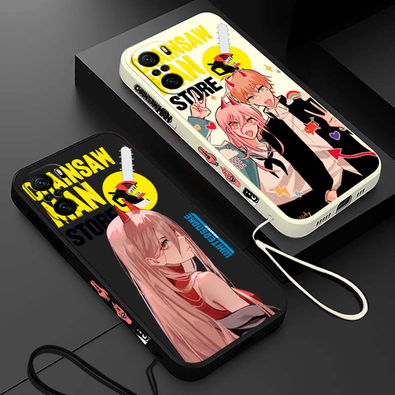 Anime Chainsaw Man power Denji - Silicone Liquid Case recension och pris