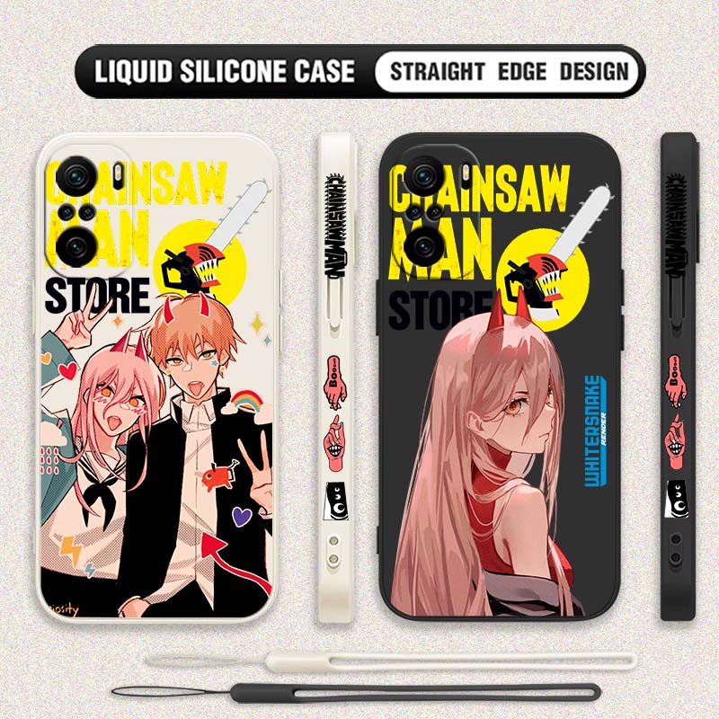 Anime Chainsaw Man power Denji - Silicone Liquid Case recension och pris