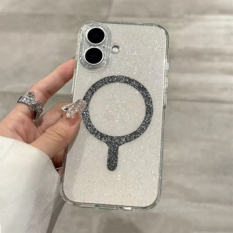 Transparent Magnetic Glitter P - Phone Cases Pinterest recension och pris