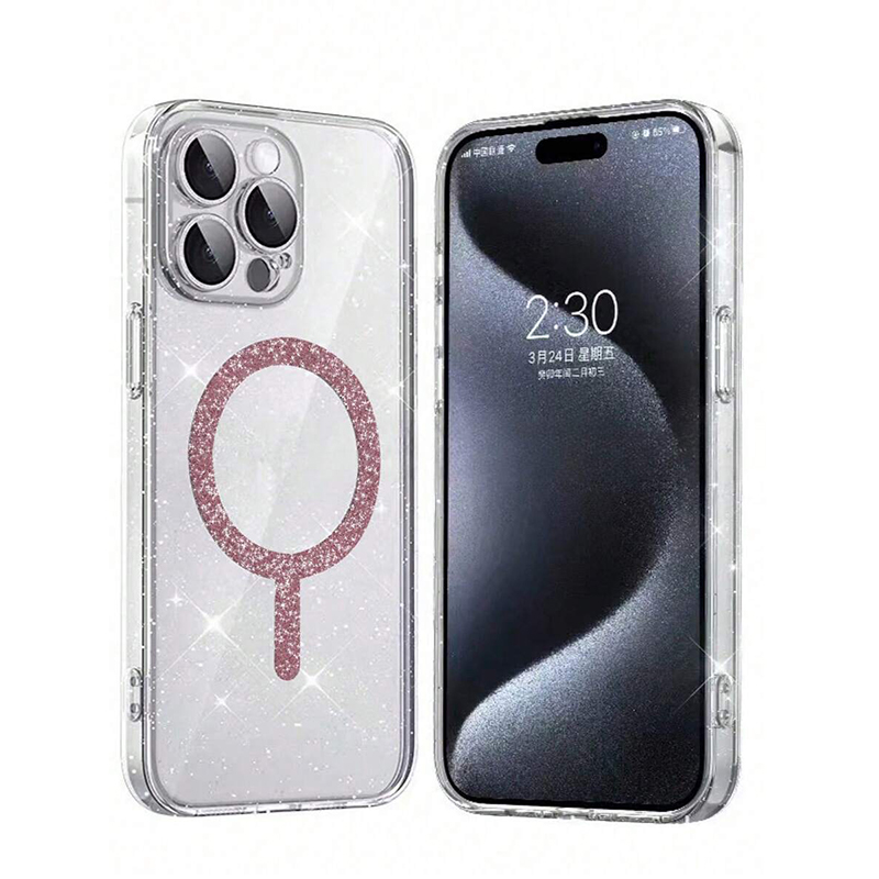 Transparent Magnetic Glitter P - Phone Cases Pinterest recension och pris