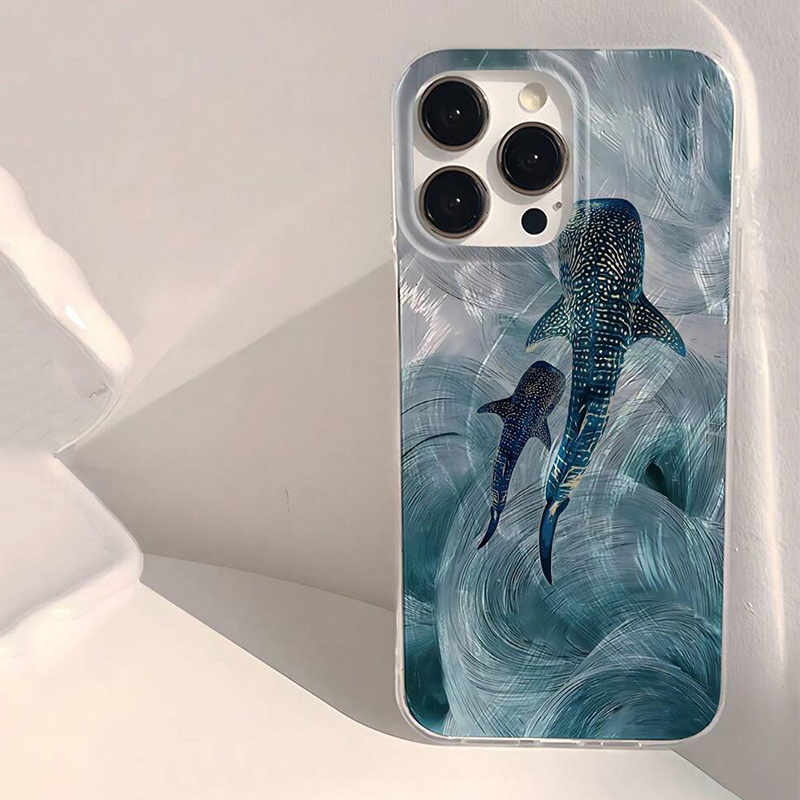 Ocean Shark Whale Design Phone - Phone Cases Designer recension och pris