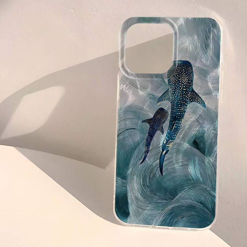 Ocean Shark Whale Design Phone - Phone Cases Designer recension och pris