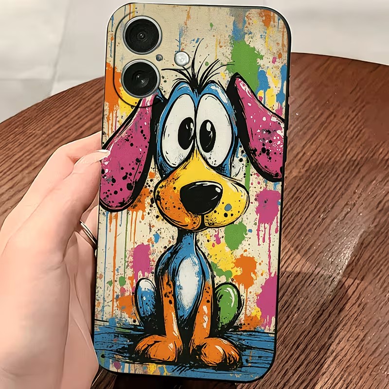 Graffiti Colored Puppy TPU Pho - Phone Cases For Iphone 17 recension och pris