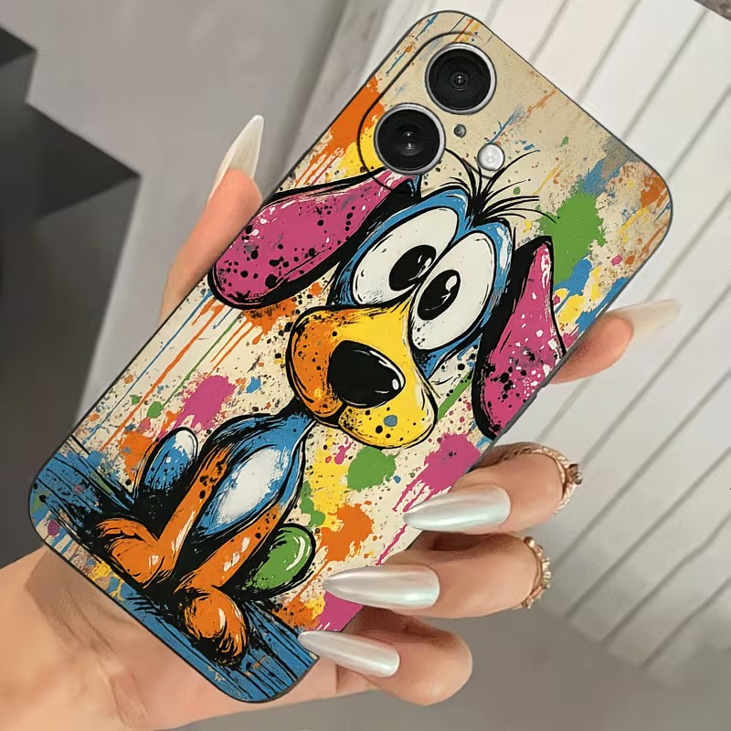 Graffiti Colored Puppy TPU Pho - Phone Cases For Iphone 17 recension och pris