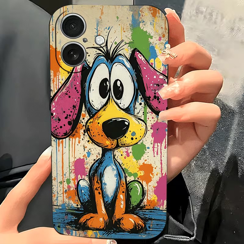 Graffiti Colored Puppy TPU Pho - Phone Cases For Iphone 17 recension och pris