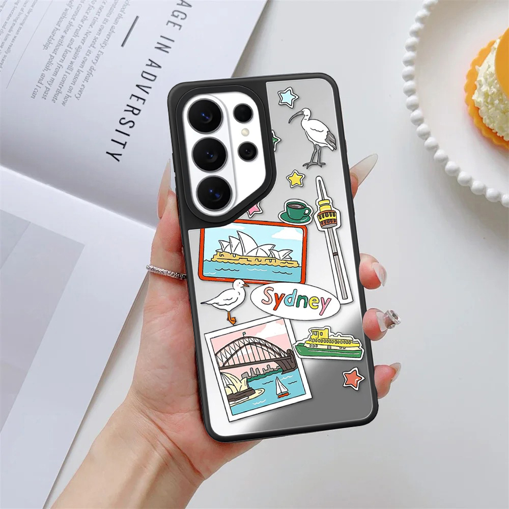 Melbourne Travel Mirror Surfac - Phone Cases Melbourne recension och pris