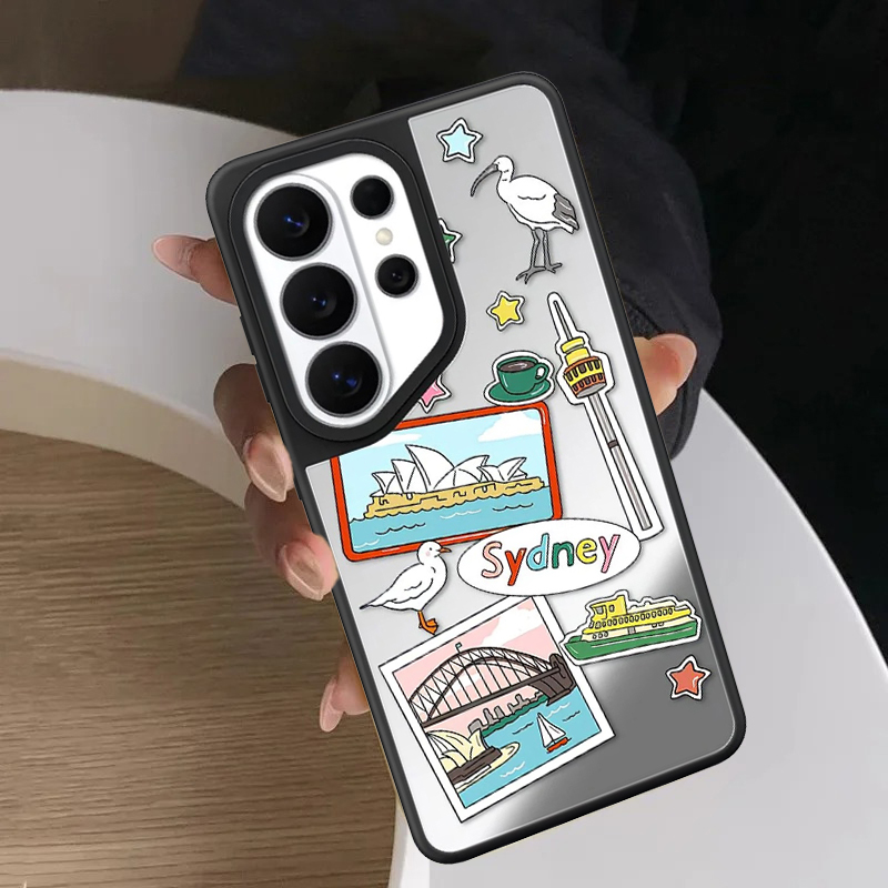 Melbourne Travel Mirror Surfac - Phone Cases Melbourne recension och pris