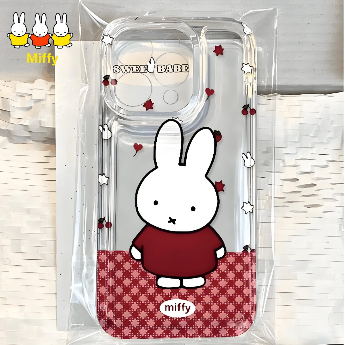 Cute Miffy Rabbit Phone Case C - Phone Cases Rubber recension och pris
