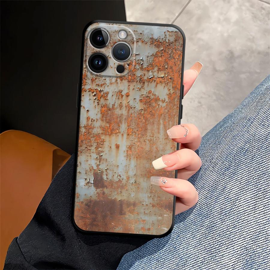 Retro Rust Design Case for iPh - Phone Cases Designer recension och pris