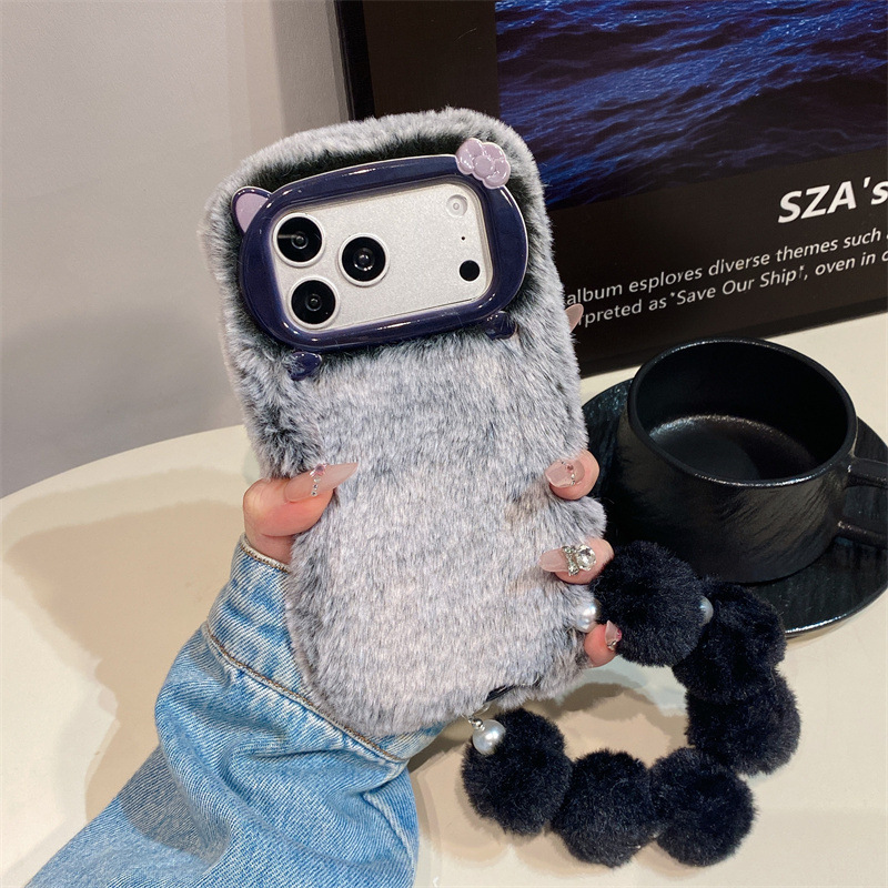 Luxury Solid Colors Furry Plus - Phone Cases For Iphone 17 recension och pris