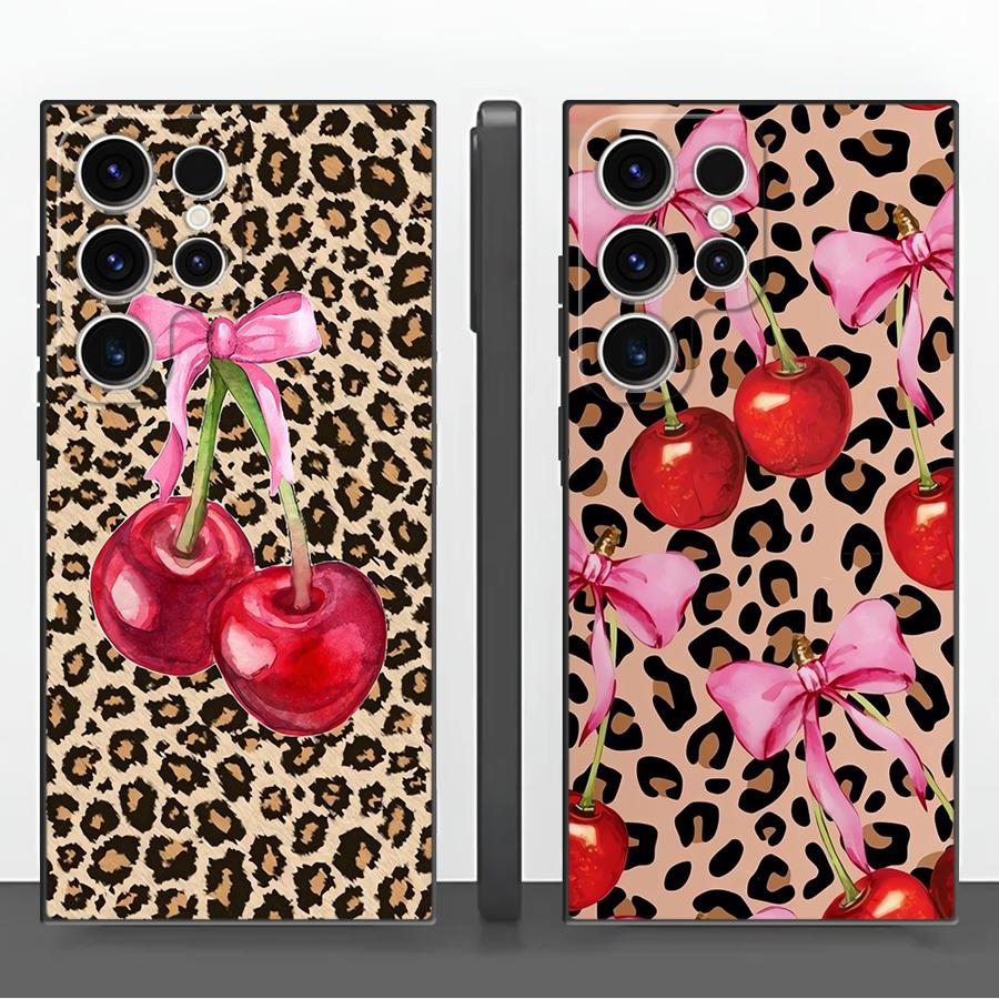 Leopard Cherry Funda Phone Cov - Phone Cases Cherry recension och pris