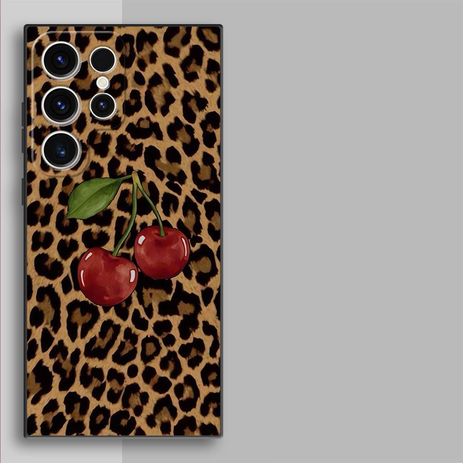 Leopard Cherry Funda Phone Cov - Phone Cases Cherry recension och pris