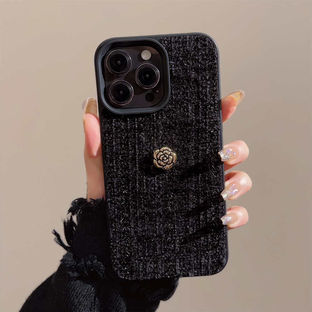 Luxury 3D Golden Camellia Flow - Phone Cases Expensive recension och pris