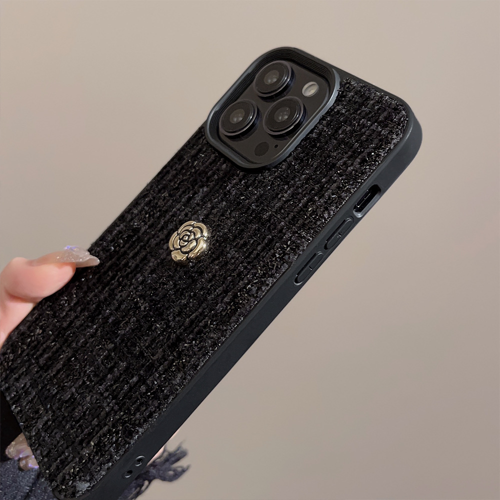 Luxury 3D Golden Camellia Flow - Phone Cases Expensive recension och pris