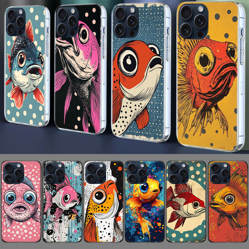Pop Art Drawing Ideas Fish Cle - Phone Cases Drawing Ideas recension och pris