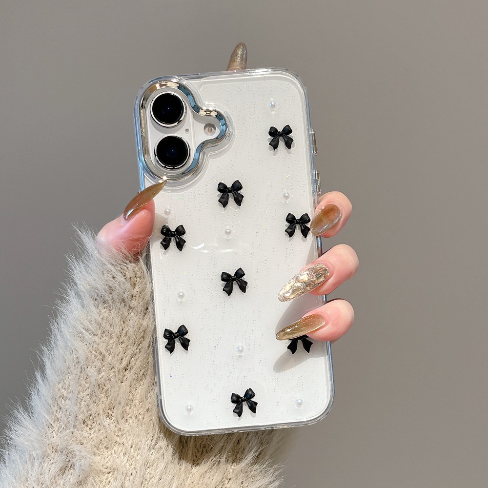 Korea Cute Pink Bow Beads Glit - Phone Cases Pinterest recension och pris