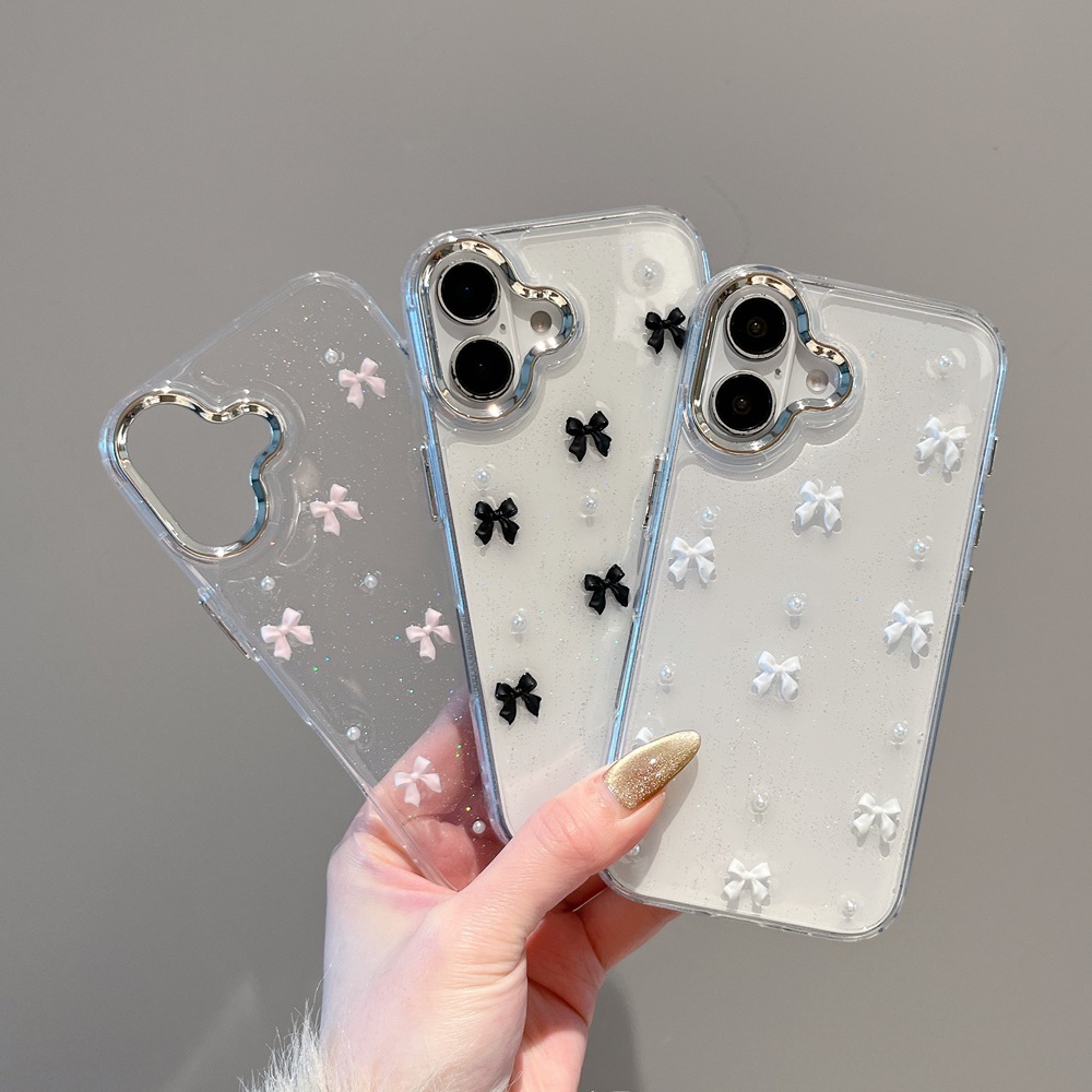 Korea Cute Pink Bow Beads Glit - Phone Cases Pinterest recension och pris
