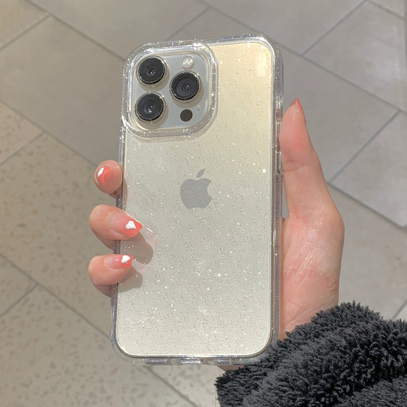 Transparent Simple Glitter Pho - Phone Cases Y2K recension och pris