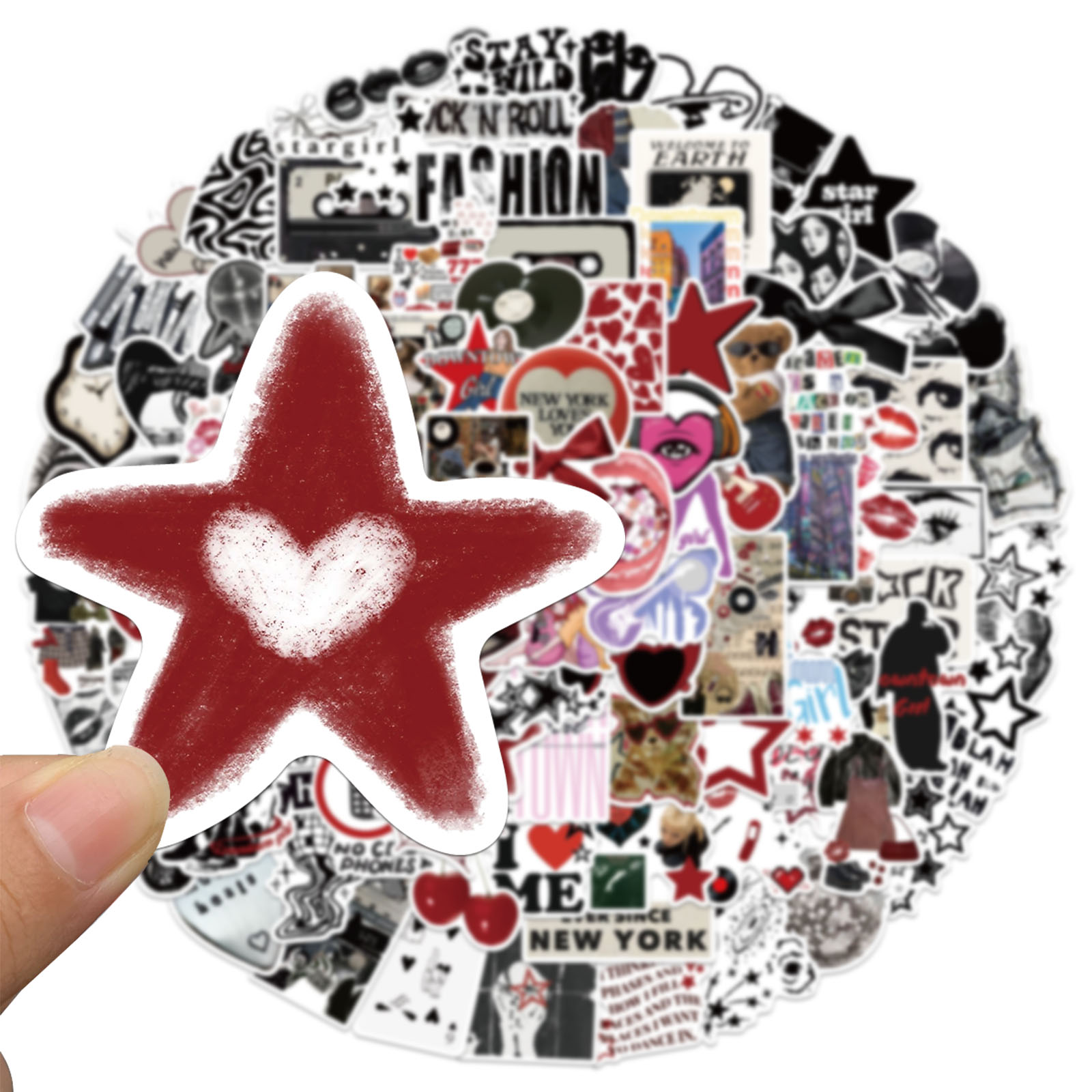 100PCS Y2K Stickers Exquisite  - Phone Cases Y2K recension och pris