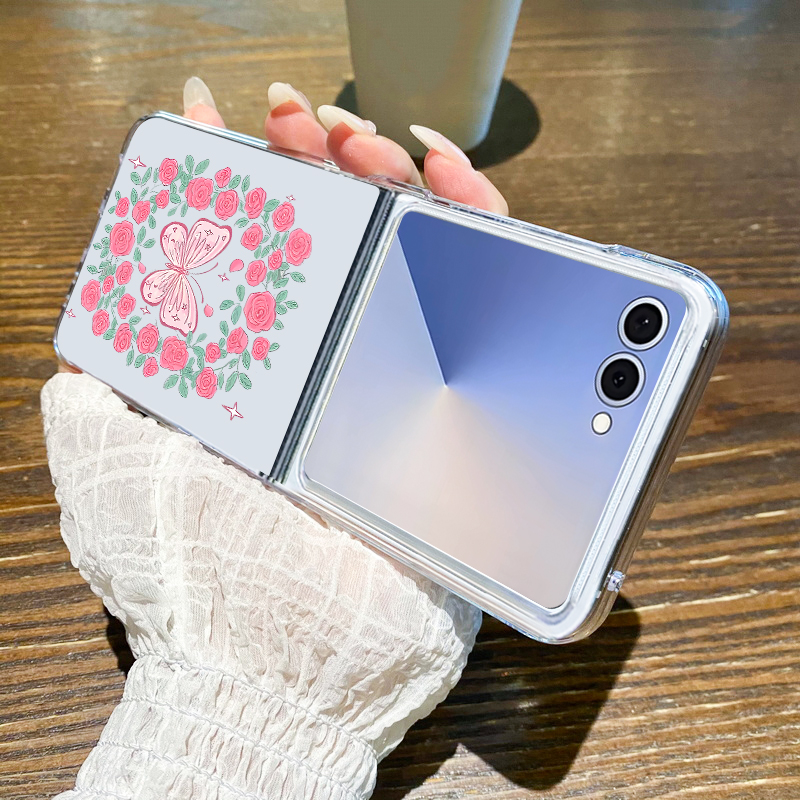 Pink Flowers Pattern Phone Cas - Phone Cases Z Fold 4 recension och pris
