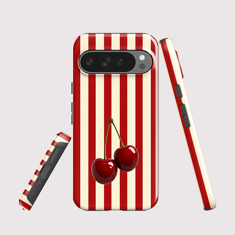 Fcicicase Cherry Stripe Patter - Phone Cases Cherry recension och pris